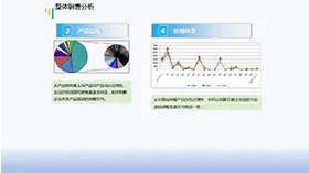 大气简约产品整体销售分析PPT模板