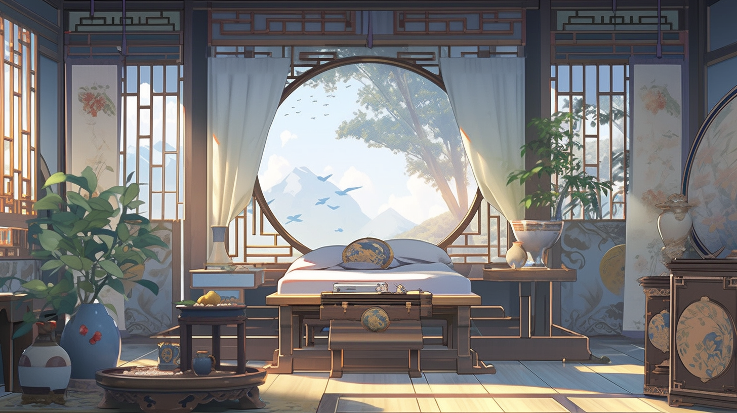 3d仙侠古风背景图片免费下载