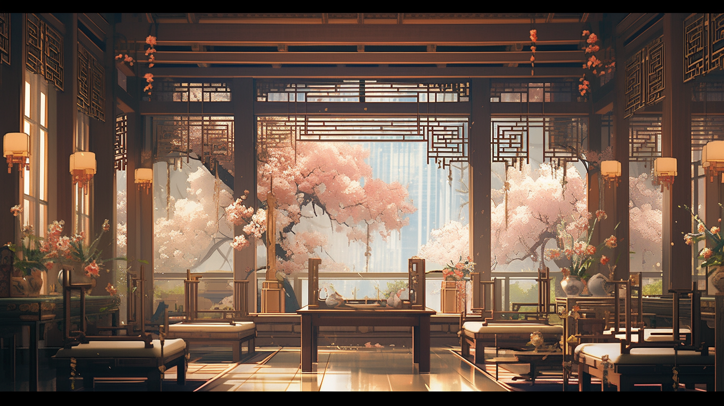 3d仙侠古风背景图片免费下载