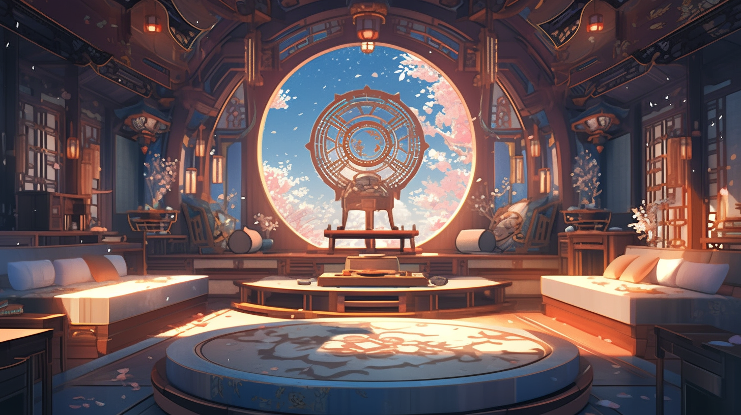 3d仙侠古风背景图片免费下载